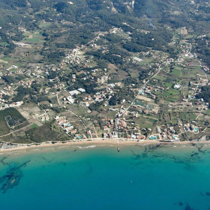 Corfu - Arilas - Aerial View