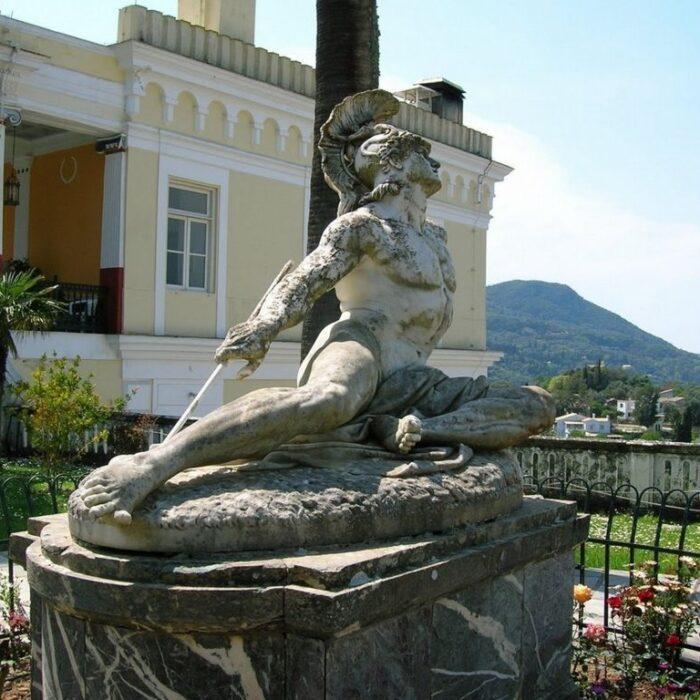 Corfu - Achilleion Palace - Statue