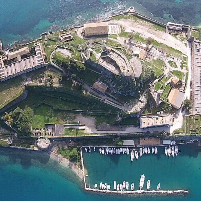 Corfu - The Old Fortress - Aerial View