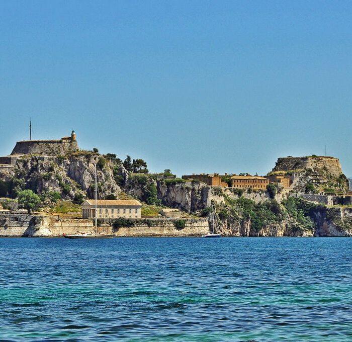Corfu - The Old Fortress - Far view 2