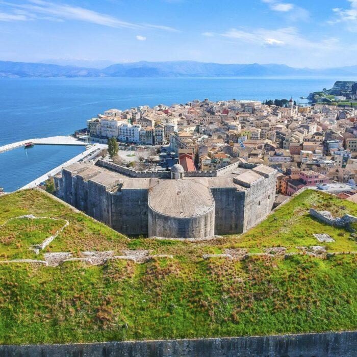 Corfu - New fortress Aerial